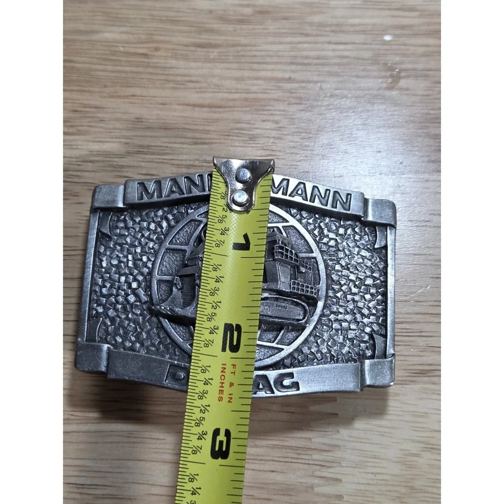 Vintage Mannesmann Demag Mining Excavator Belt Buckle Bergamot USA 940921